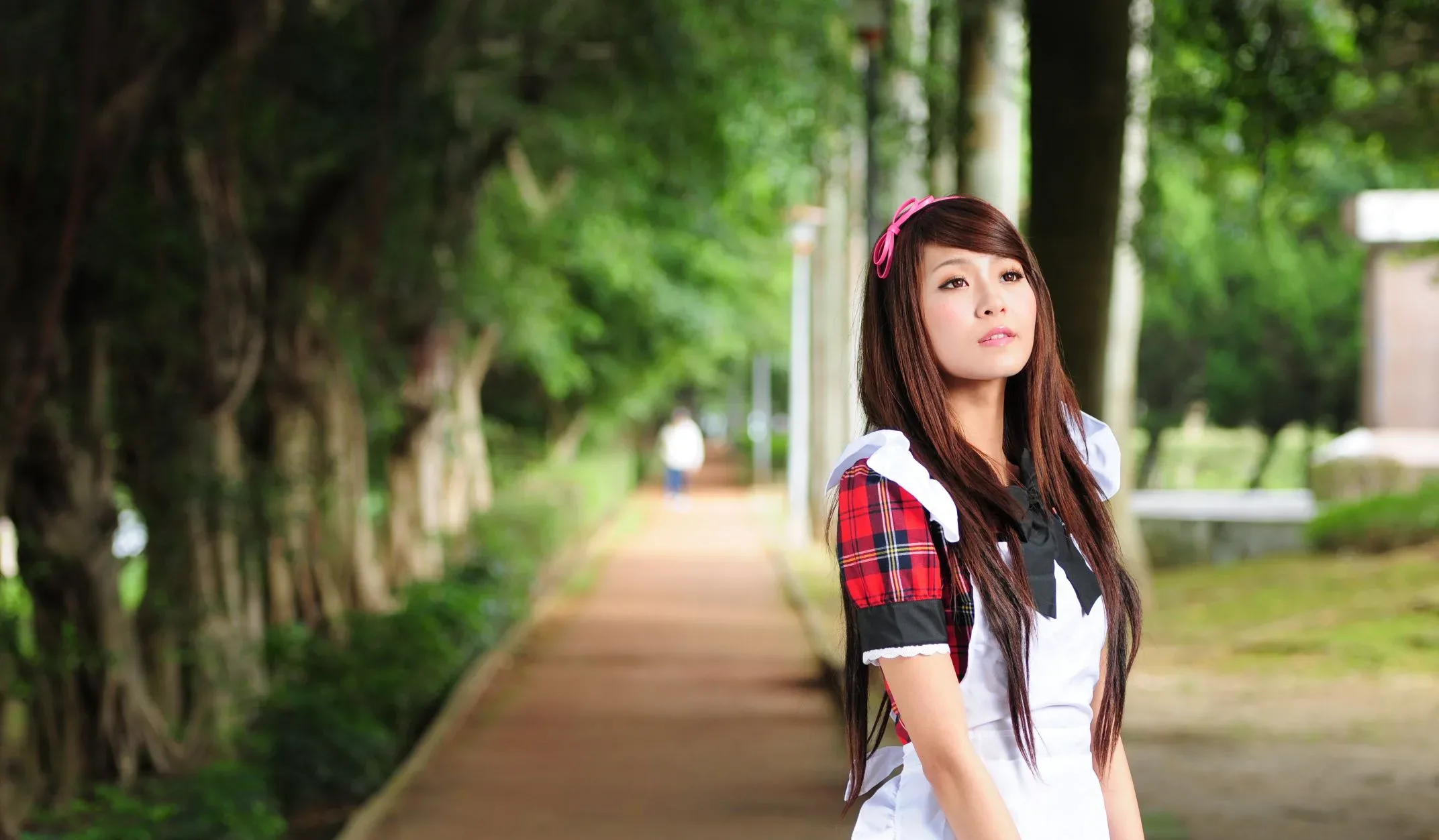 [Buổi chụp ảnh ngoài trời của Beautyleg] Winnie Xiaoxue - Bộ ảnh ngoài trời ngọt ngào và dễ thương trong trang phục hầu gái. - 72