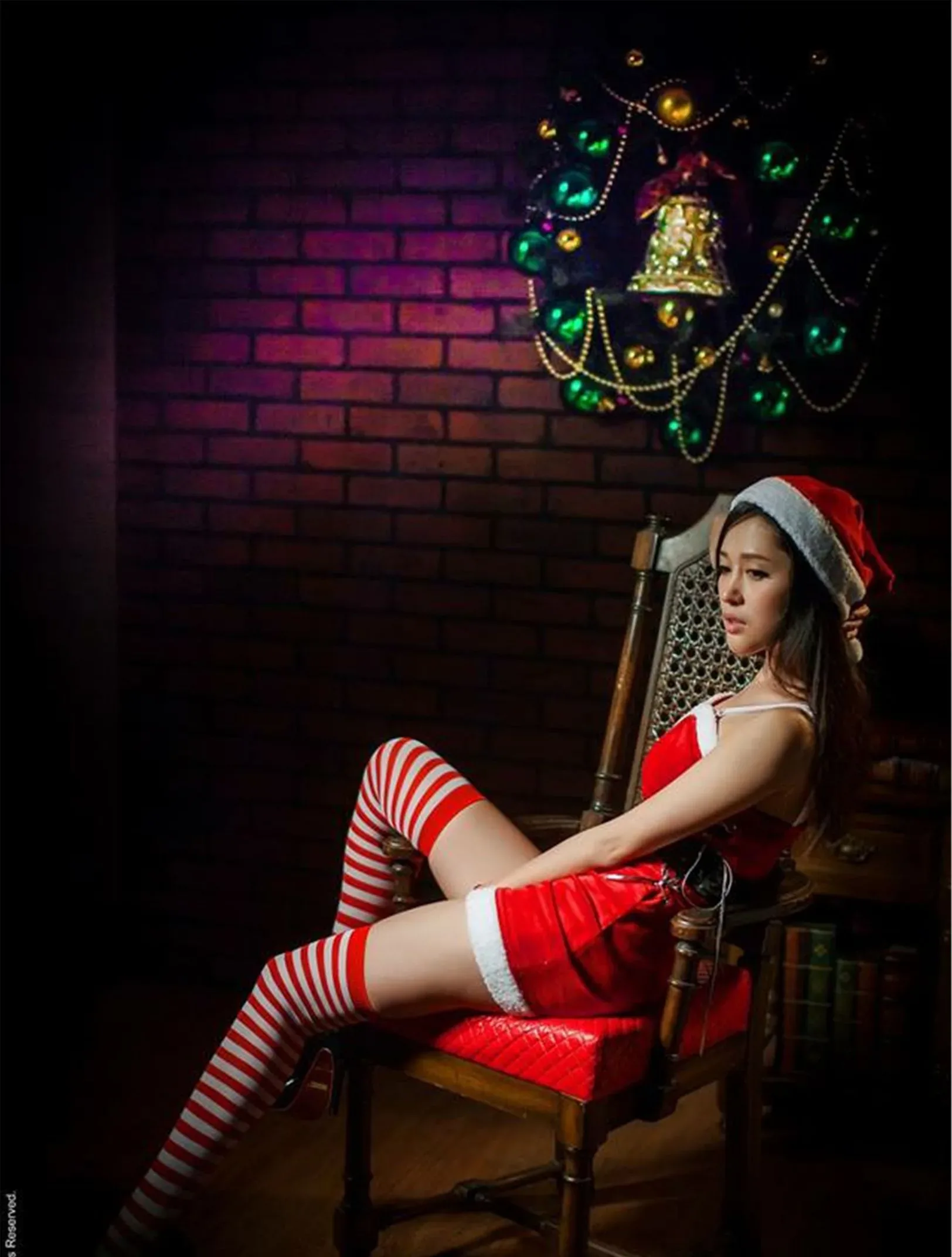 [Tập đặc biệt của Beautyleg] Avy Du Kewei (Tian Xiaoyu) - Bộ ảnh trang phục Giáng sinh - 21