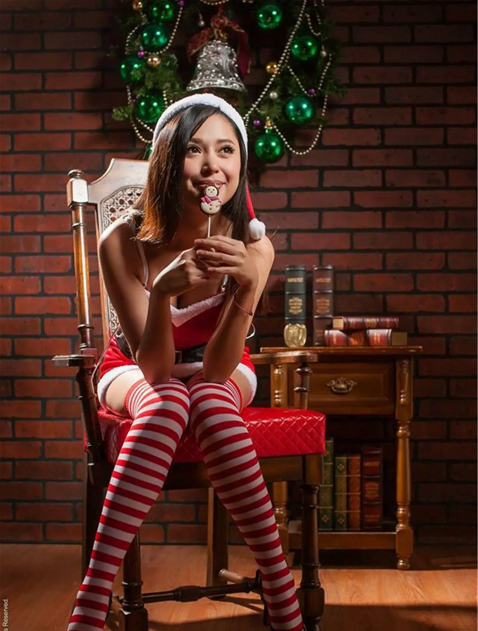 [Tập đặc biệt của Beautyleg] Avy Du Kewei (Tian Xiaoyu) - Bộ ảnh trang phục Giáng sinh - 13