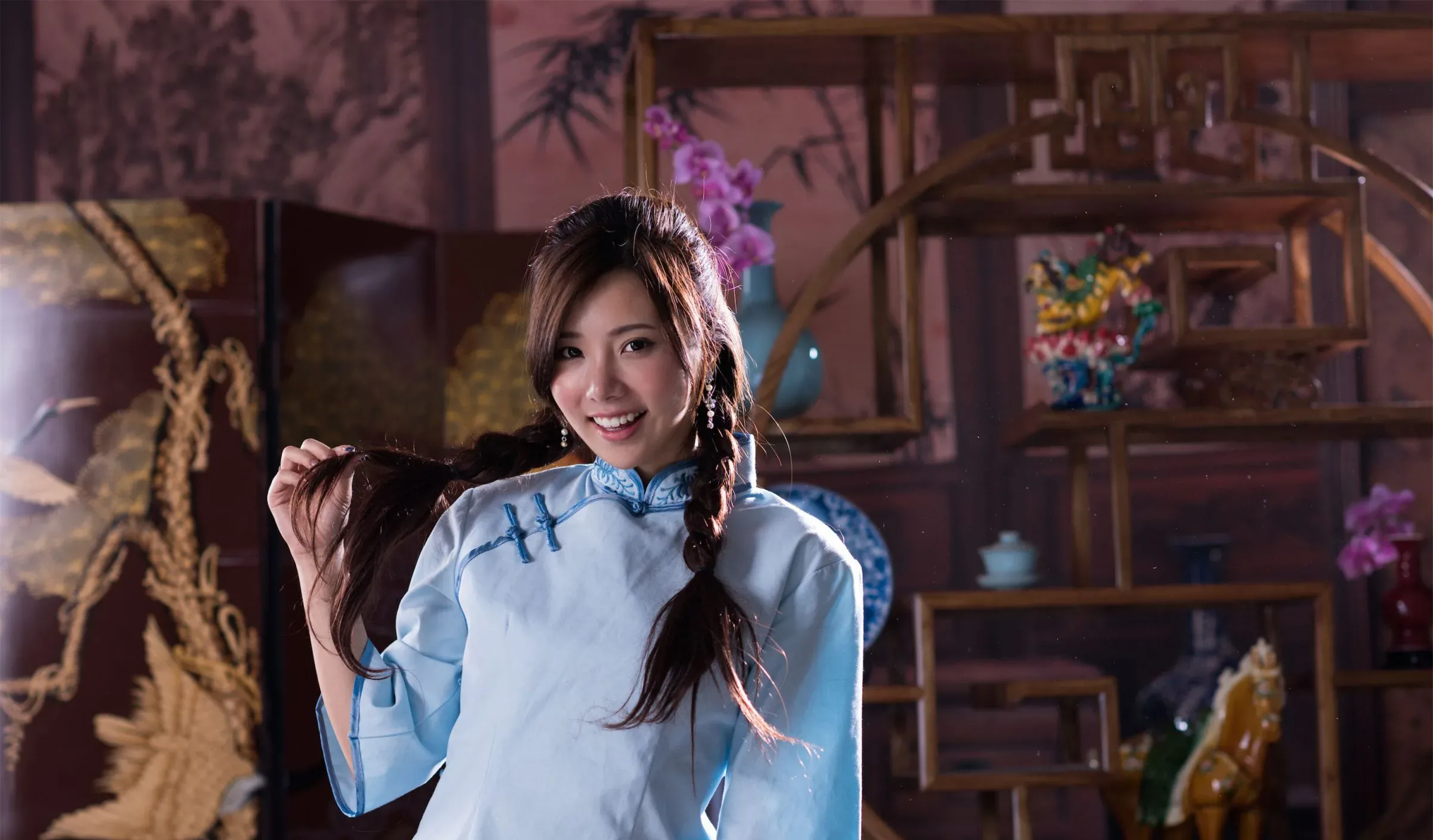 [Tập đặc biệt của Beautyleg] Chụp ảnh chân dung phong cách Trung Hoa cổ điển của Chen Siying Zora tại studio Qin Er. - 35