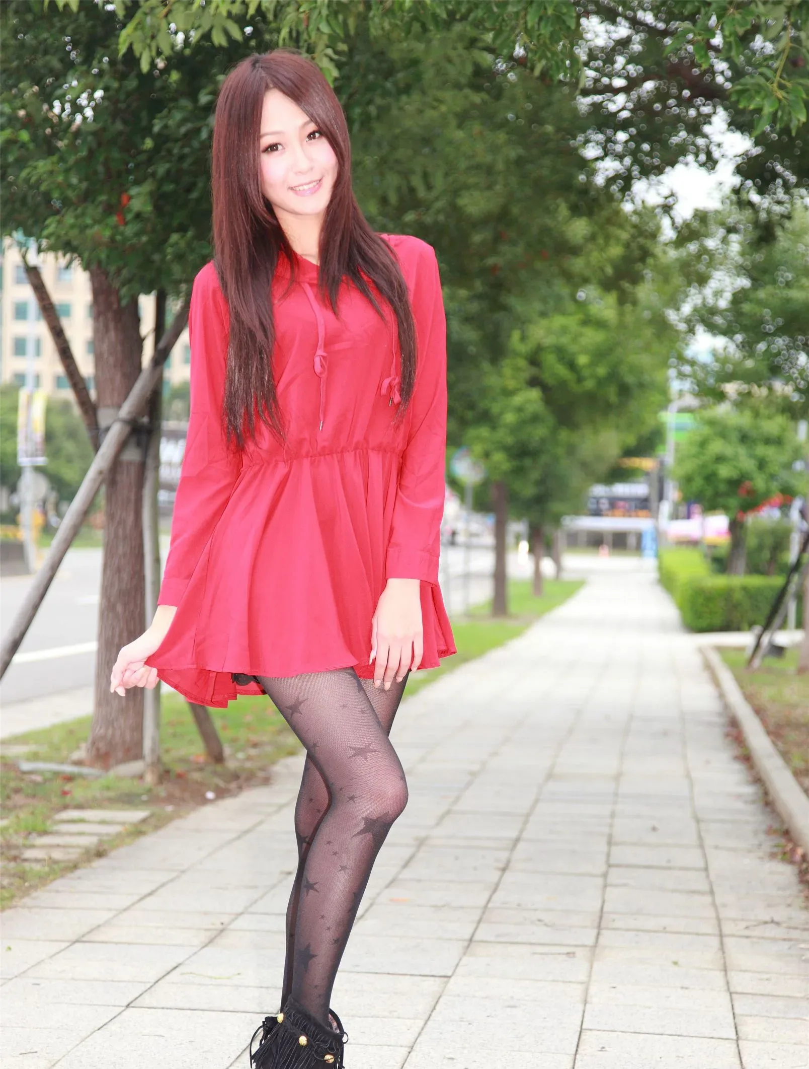 [Buổi chụp ảnh ngoài trời của Beautyleg] Winnie Xiaoxue - Bộ ảnh đường phố tại Sân vận động huyện Tân Trúc. - 3