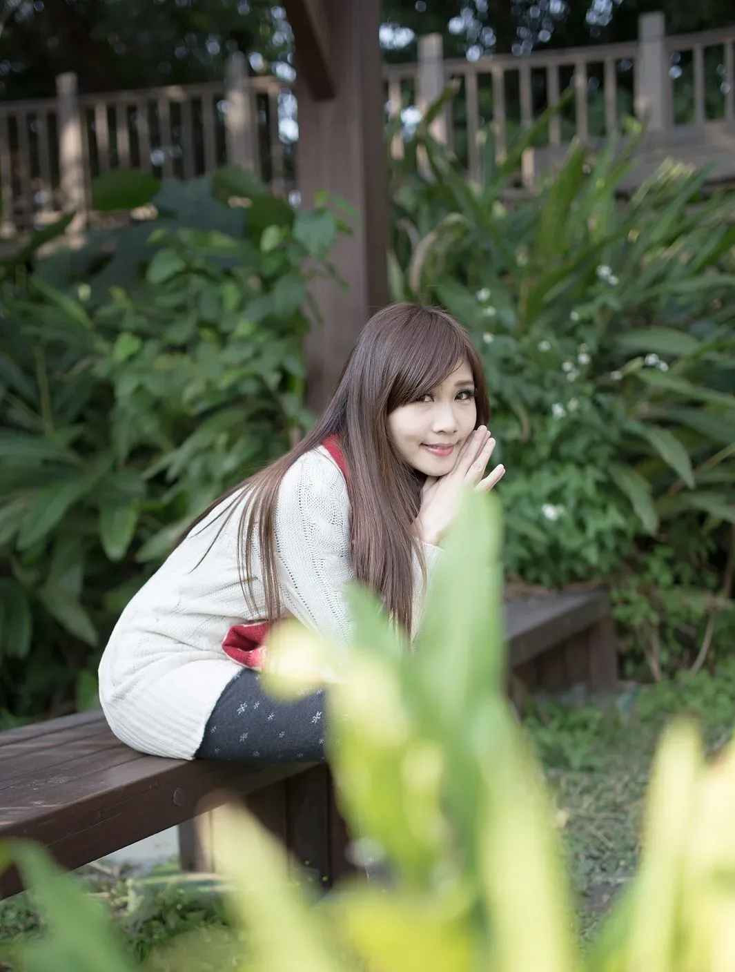 [Chương bổ sung của Beautyleg] Trương Ách Chu - Buổi chụp ảnh ngoài trời tại Công viên Văn hóa Hakka - 22