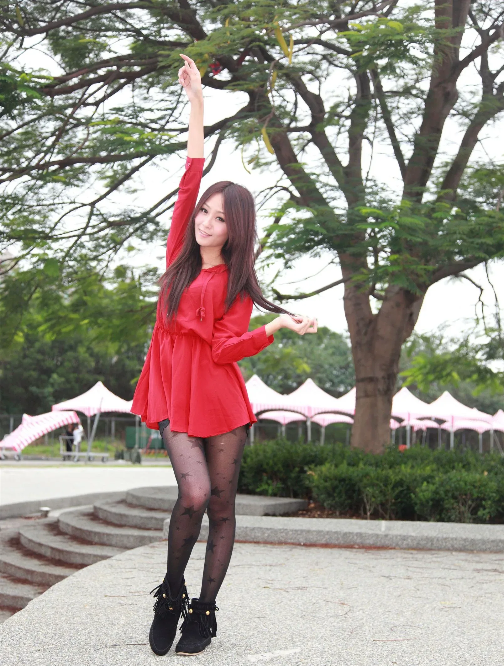 [Buổi chụp ảnh ngoài trời của Beautyleg] Winnie Xiaoxue - Bộ ảnh đường phố tại Sân vận động huyện Tân Trúc. - 18