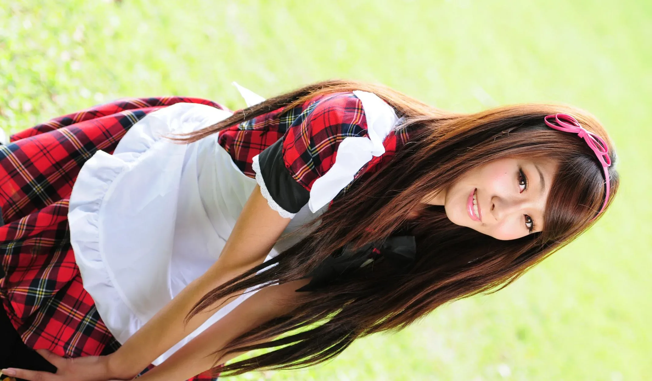 [Buổi chụp ảnh ngoài trời của Beautyleg] Winnie Xiaoxue - Bộ ảnh ngoài trời ngọt ngào và dễ thương trong trang phục hầu gái. - 65