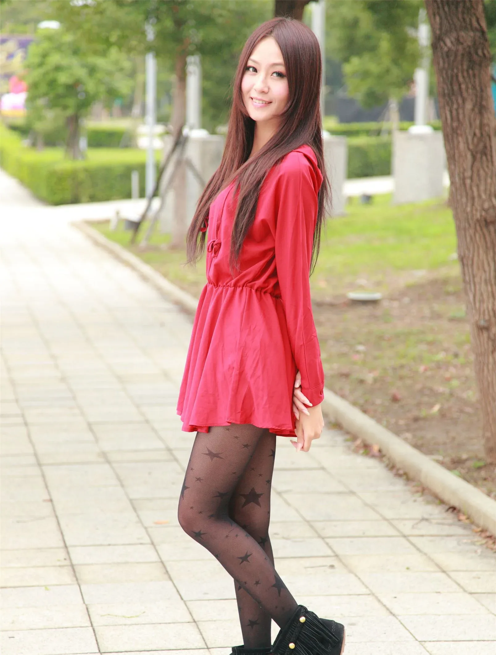[Buổi chụp ảnh ngoài trời của Beautyleg] Winnie Xiaoxue - Bộ ảnh đường phố tại Sân vận động huyện Tân Trúc. - 1