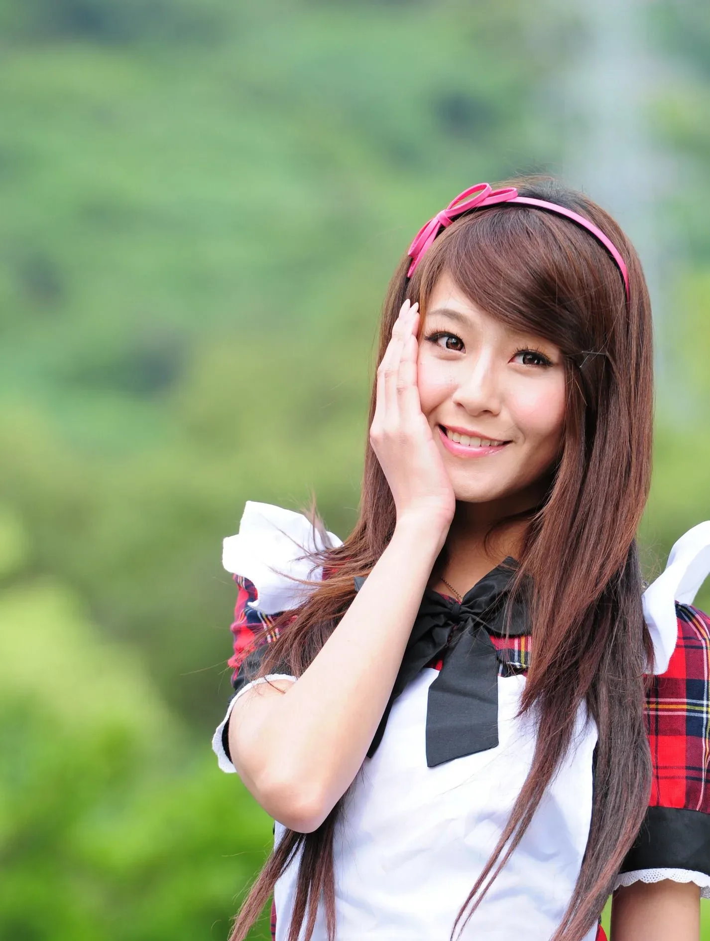 [Buổi chụp ảnh ngoài trời của Beautyleg] Winnie Xiaoxue - Bộ ảnh ngoài trời ngọt ngào và dễ thương trong trang phục hầu gái. - 31