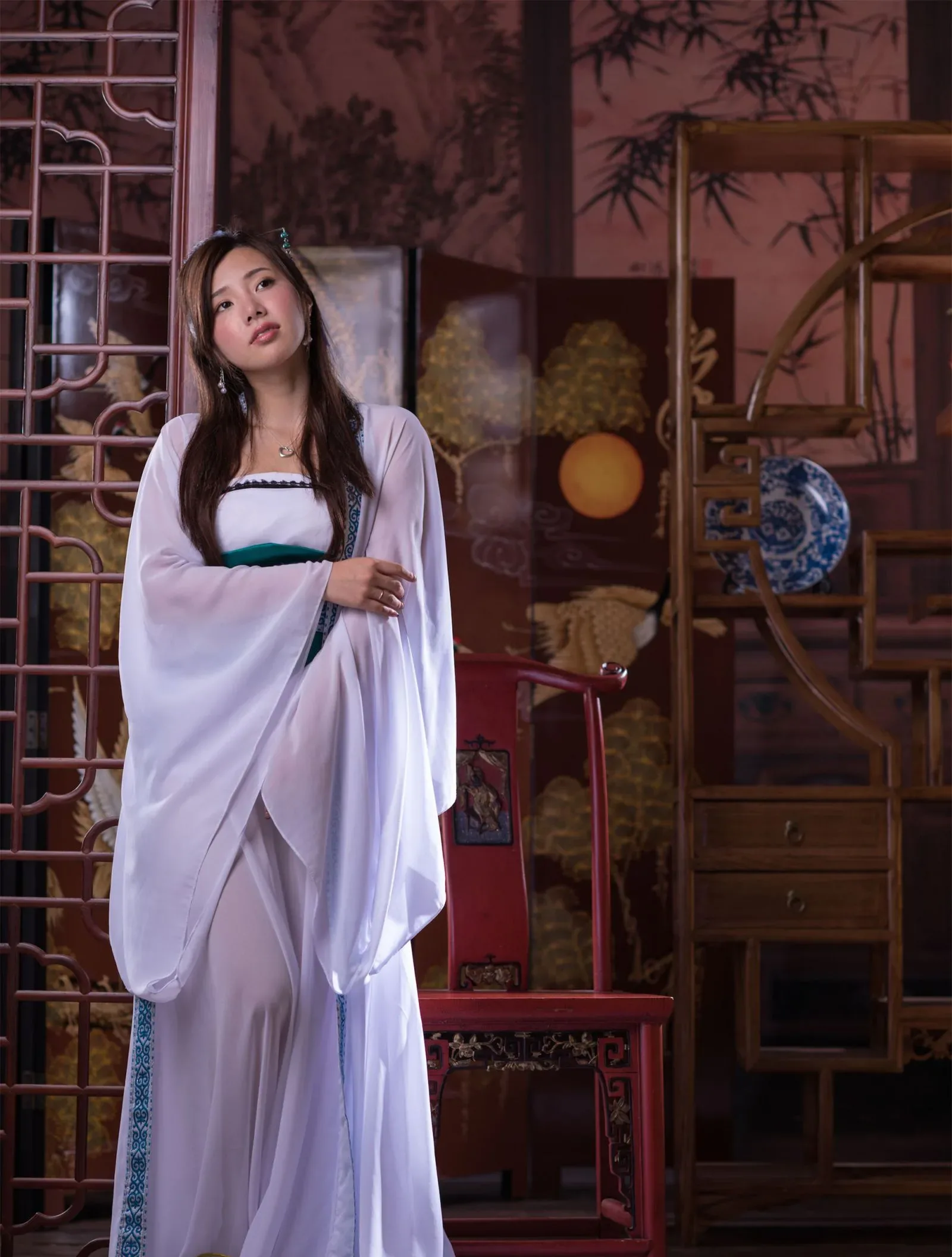 [Tập đặc biệt của Beautyleg] Chụp ảnh chân dung phong cách Trung Hoa cổ điển của Chen Siying Zora tại studio Qin Er. - 32