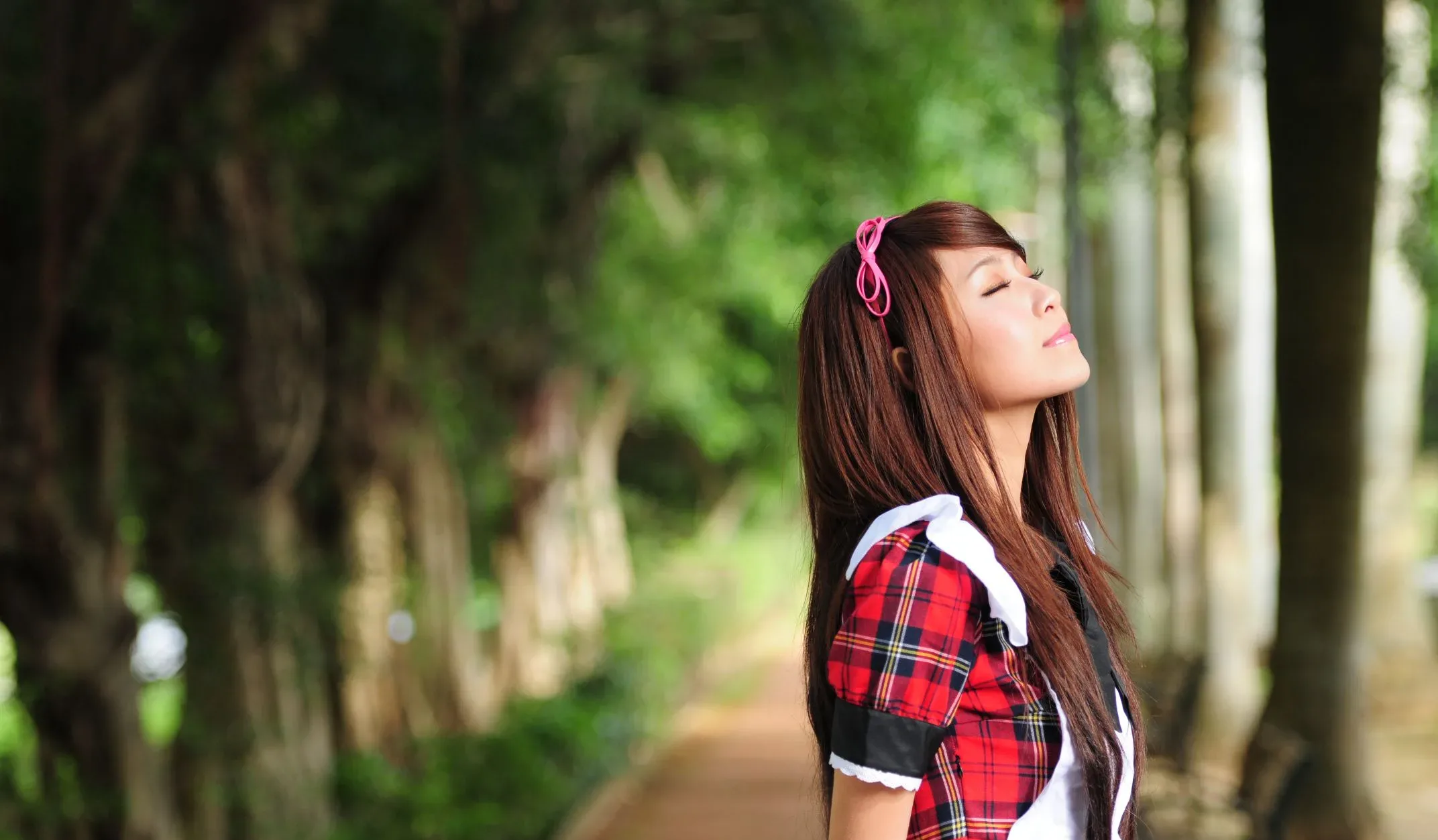 [Buổi chụp ảnh ngoài trời của Beautyleg] Winnie Xiaoxue - Bộ ảnh ngoài trời ngọt ngào và dễ thương trong trang phục hầu gái. - 73