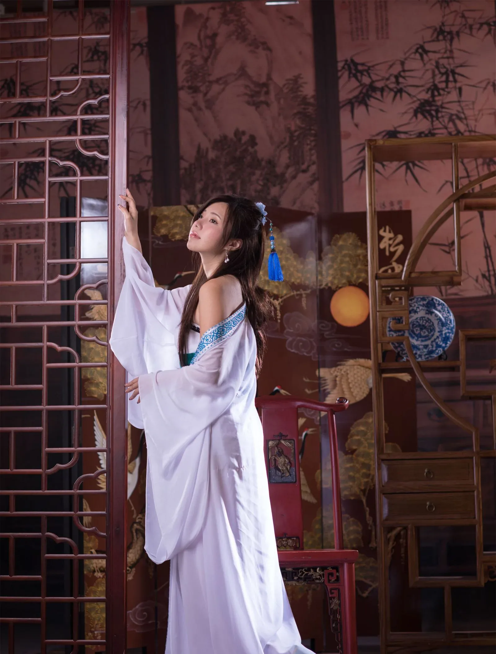 [Tập đặc biệt của Beautyleg] Chụp ảnh chân dung phong cách Trung Hoa cổ điển của Chen Siying Zora tại studio Qin Er. - 45