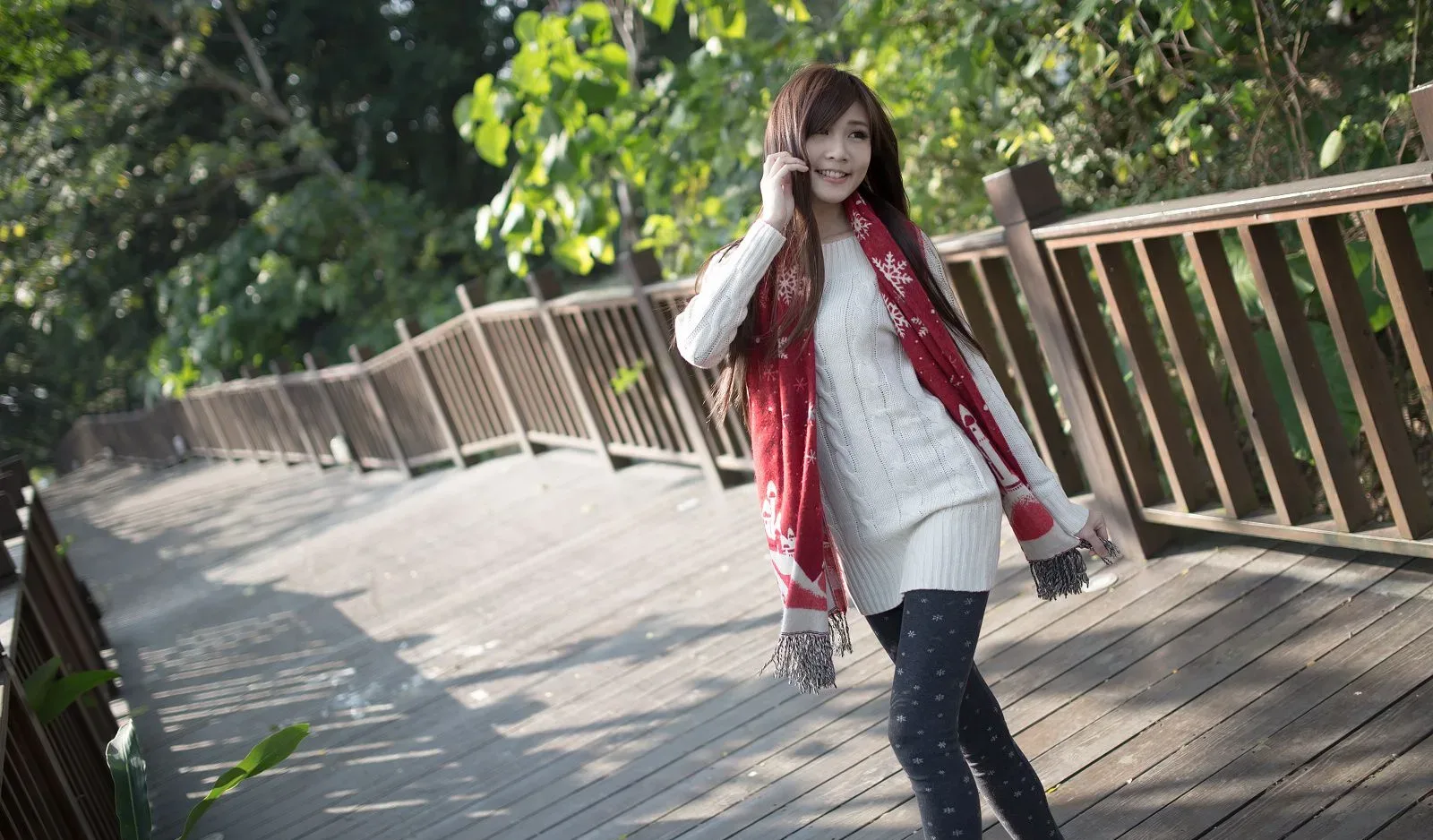 [Chương bổ sung của Beautyleg] Trương Ách Chu - Buổi chụp ảnh ngoài trời tại Công viên Văn hóa Hakka - 12