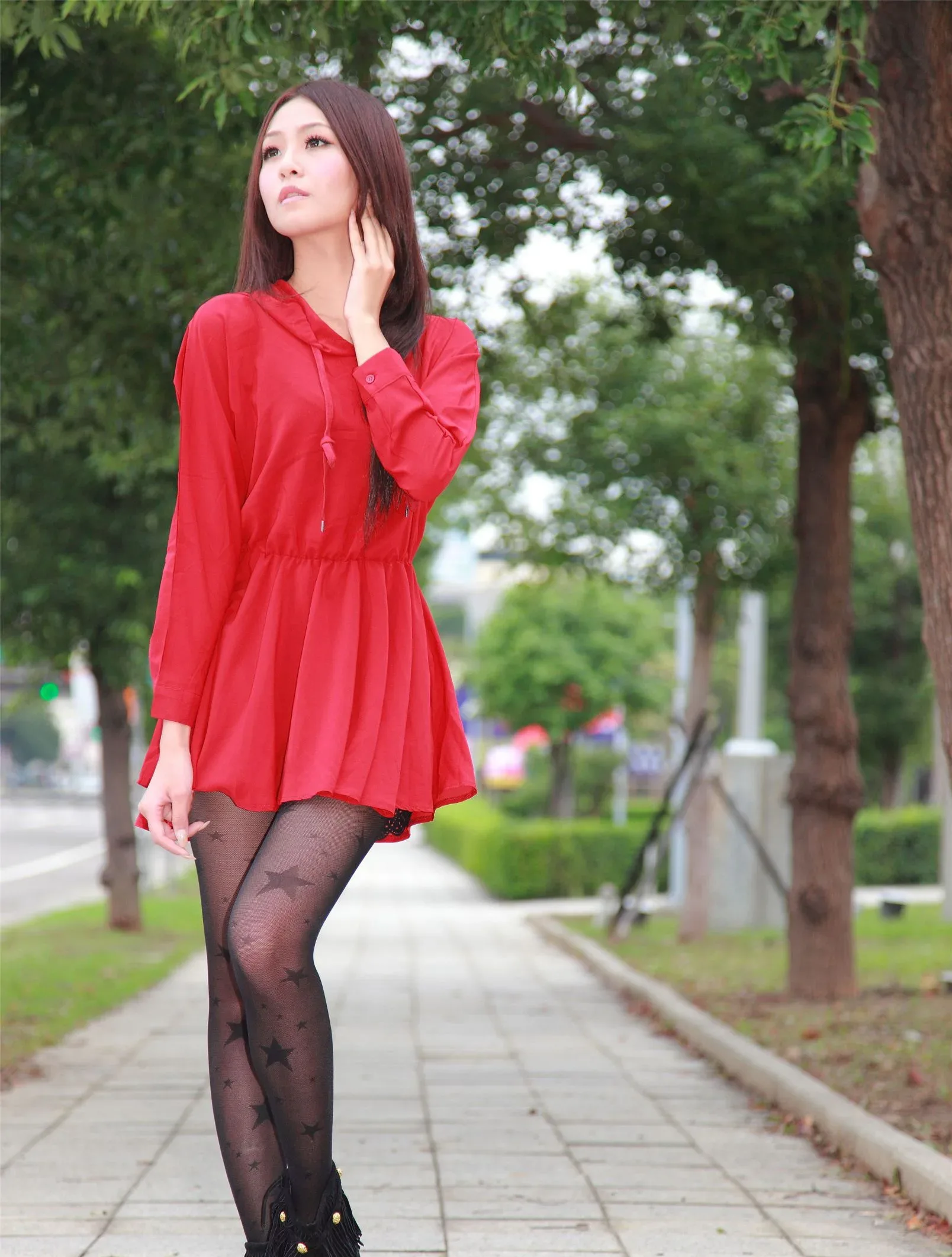 [Buổi chụp ảnh ngoài trời của Beautyleg] Winnie Xiaoxue - Bộ ảnh đường phố tại Sân vận động huyện Tân Trúc. - 5