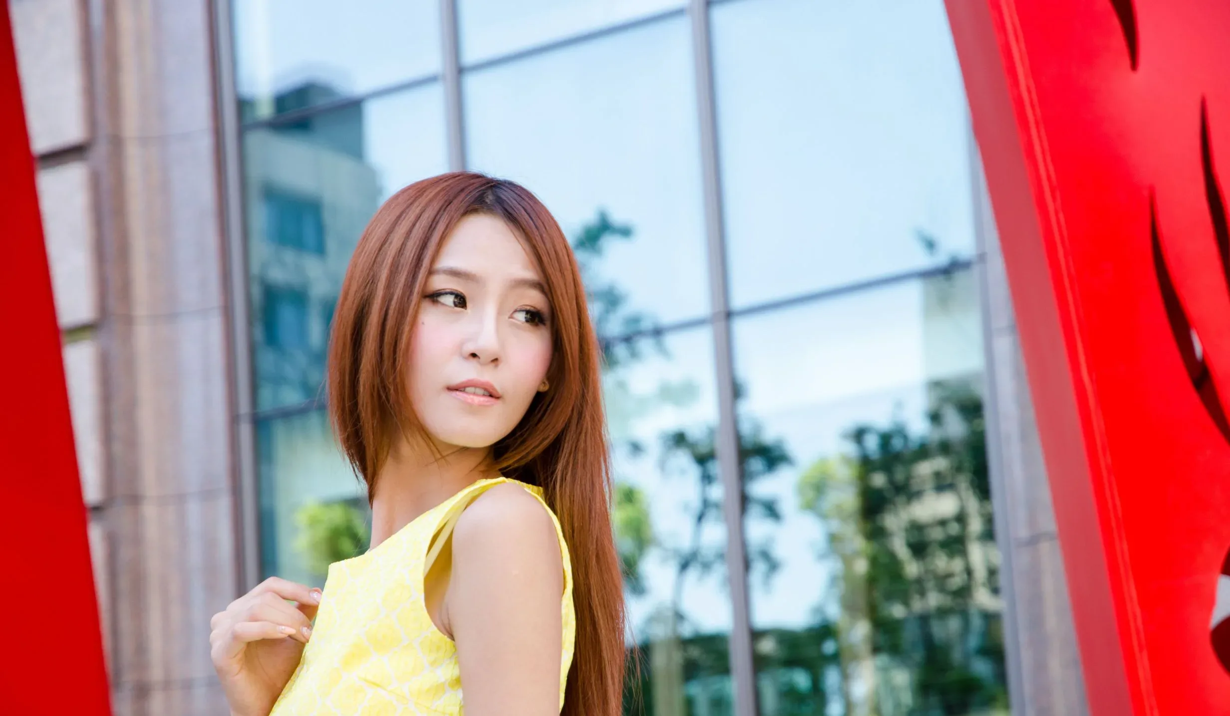 [Buổi chụp ảnh ngoài trời của Beautyleg] Winnie Xiaoxue - Bộ ảnh Ultra HD tại khu mua sắm Xinyi - 60