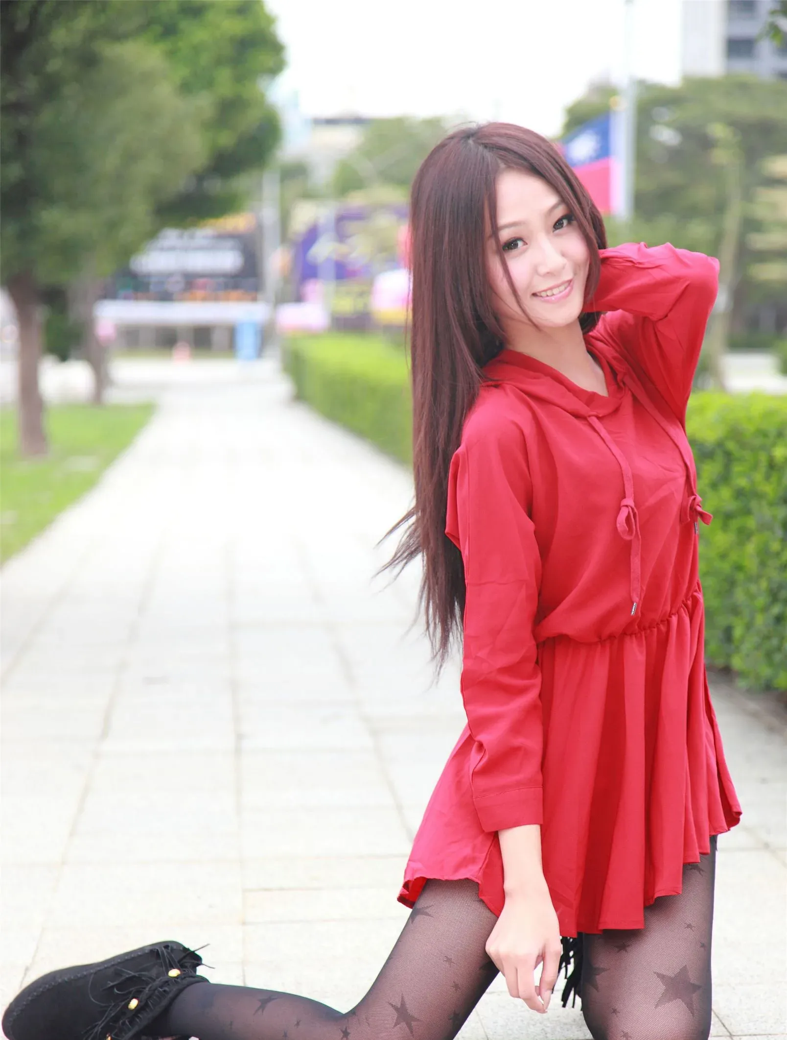 [Buổi chụp ảnh ngoài trời của Beautyleg] Winnie Xiaoxue - Bộ ảnh đường phố tại Sân vận động huyện Tân Trúc. - 40