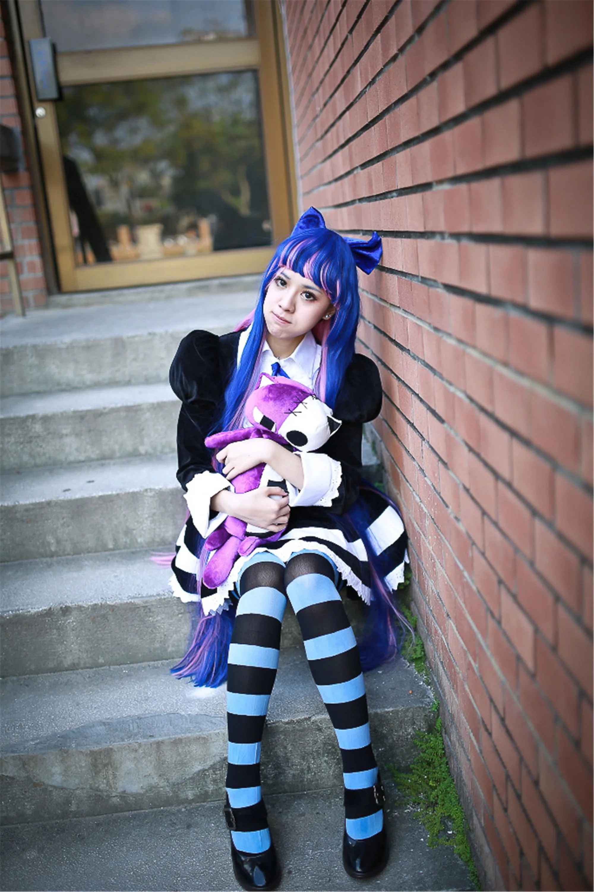 [Nữ cosplayer người Đài Loan] NiniCOSẢnh chụp ngoài trời của Stocking - 26
