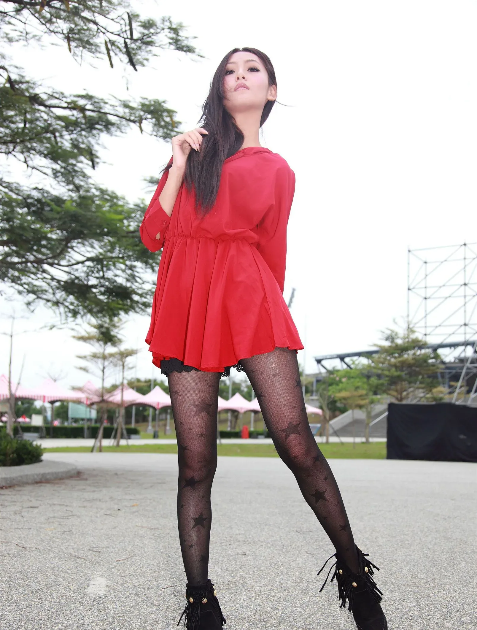 [Buổi chụp ảnh ngoài trời của Beautyleg] Winnie Xiaoxue - Bộ ảnh đường phố tại Sân vận động huyện Tân Trúc. - 21