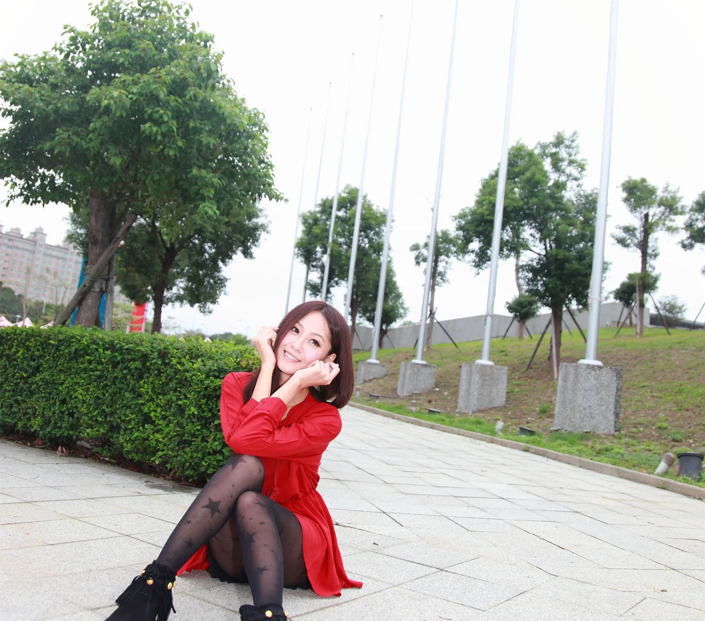 [Buổi chụp ảnh ngoài trời của Beautyleg] Winnie Xiaoxue - Bộ ảnh đường phố tại Sân vận động huyện Tân Trúc. - 15