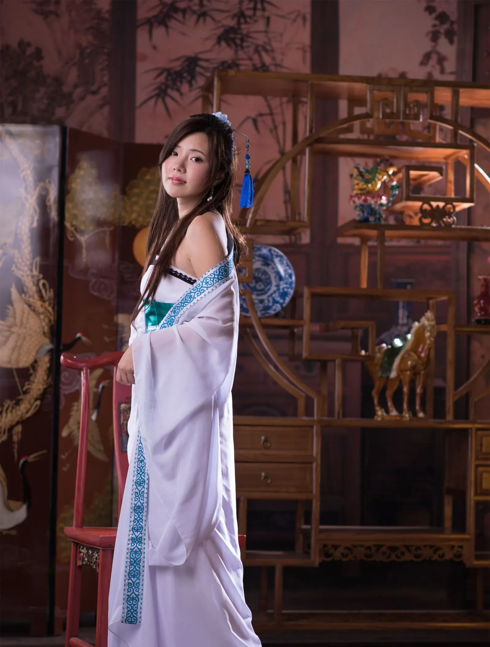 [Tập đặc biệt của Beautyleg] Chụp ảnh chân dung phong cách Trung Hoa cổ điển của Chen Siying Zora tại studio Qin Er. - 7