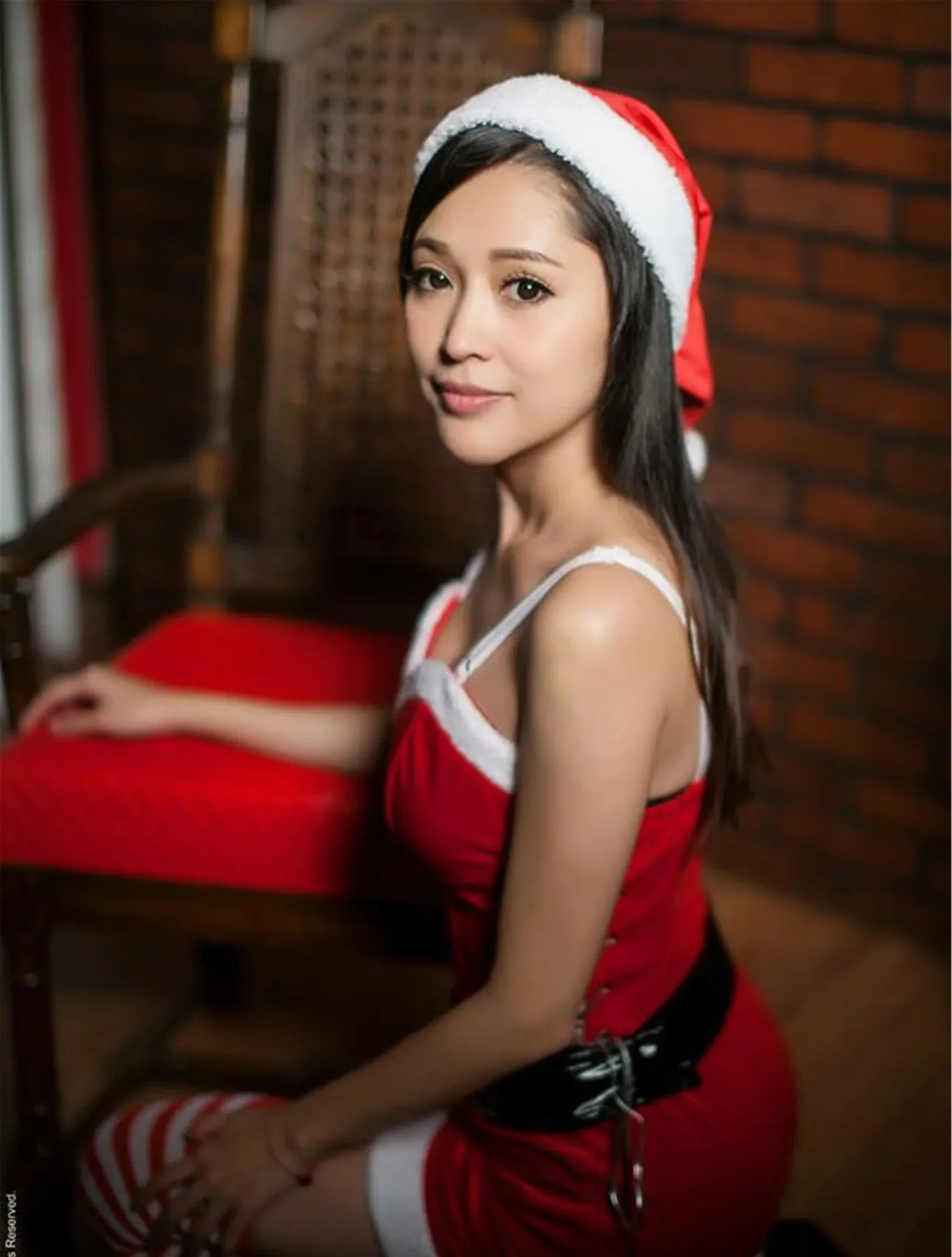 [Tập đặc biệt của Beautyleg] Avy Du Kewei (Tian Xiaoyu) - Bộ ảnh trang phục Giáng sinh - 10