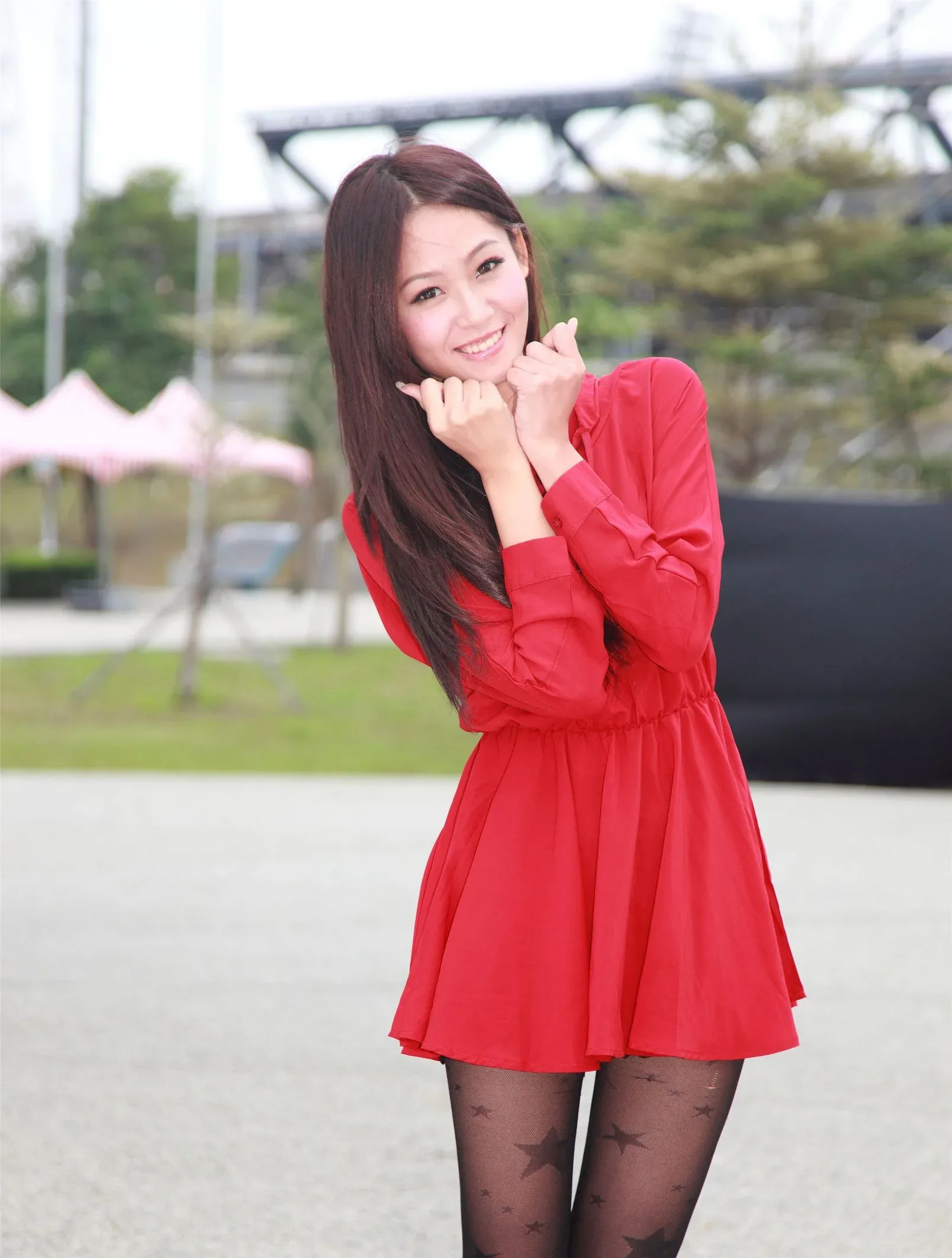 [Buổi chụp ảnh ngoài trời của Beautyleg] Winnie Xiaoxue - Bộ ảnh đường phố tại Sân vận động huyện Tân Trúc. - 46